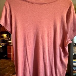 🏷️CLEARANCE🏷️ A New Day Soft Pink Short Sleeve Ribbed Tee